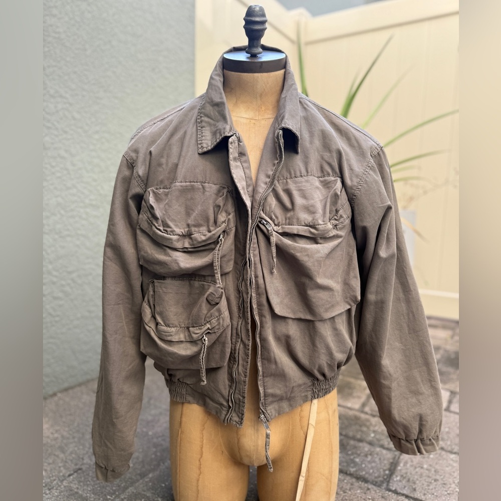 Zara Men's Olive Military Field Jacket